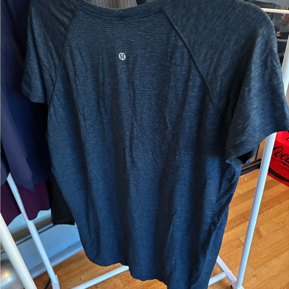 Lululemon Athletica Dark Blue Short Sleeve Tee - Picture 5 of 5
